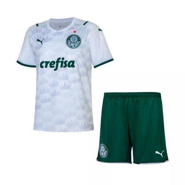 Camiseta Palmeiras 2ª Niño 2021 2022 Blanco